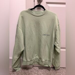Lonely Ghost XL Light Green Sweatshirt. 💚⚡️